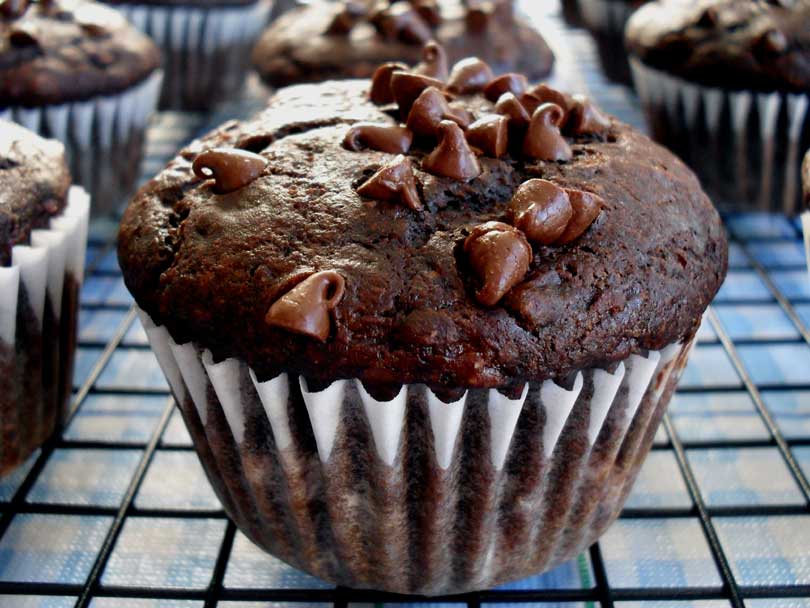 Muffins de chocolate